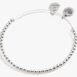 Alex and Ani Accents Beaded Expandable Bangle for Women, Dot Beads.